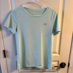 Under Armour Women's Light Green T-Shirt